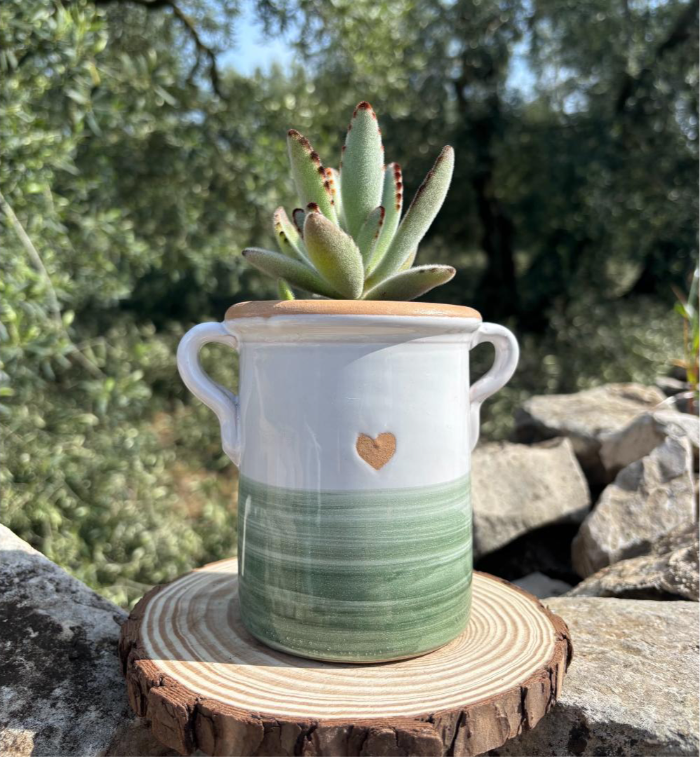 Cuoricino con sfumatura verde