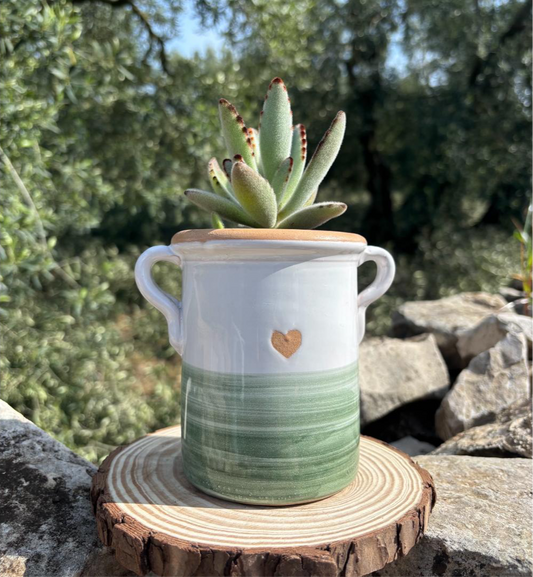 Cuoricino con sfumatura verde