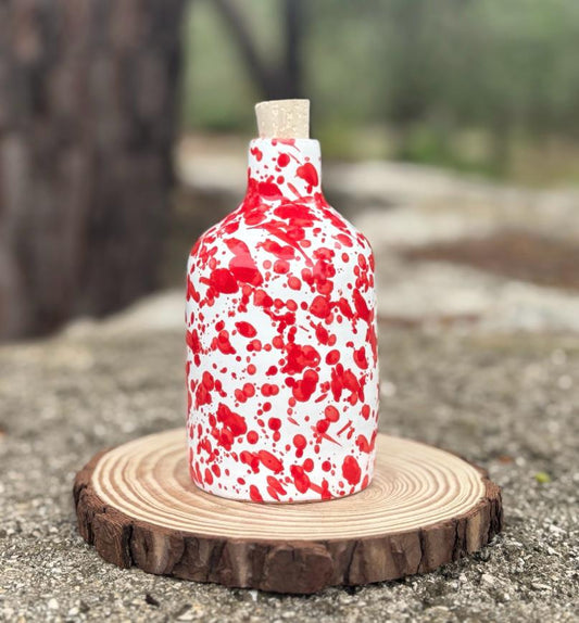 Oliera schizzata con tappo